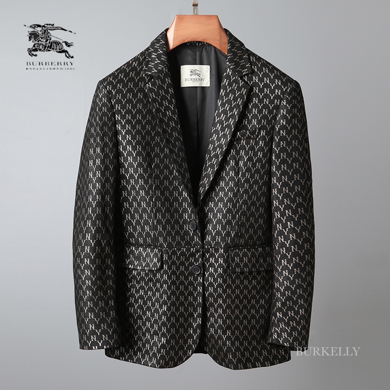 Burberry Monogram Initial Tailored Blazer