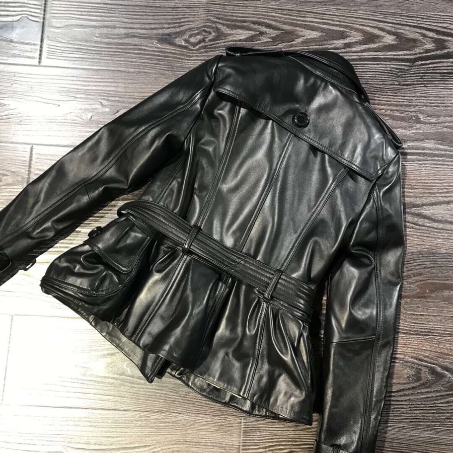 Burberry Classic Imported Lambskin Trench Coat