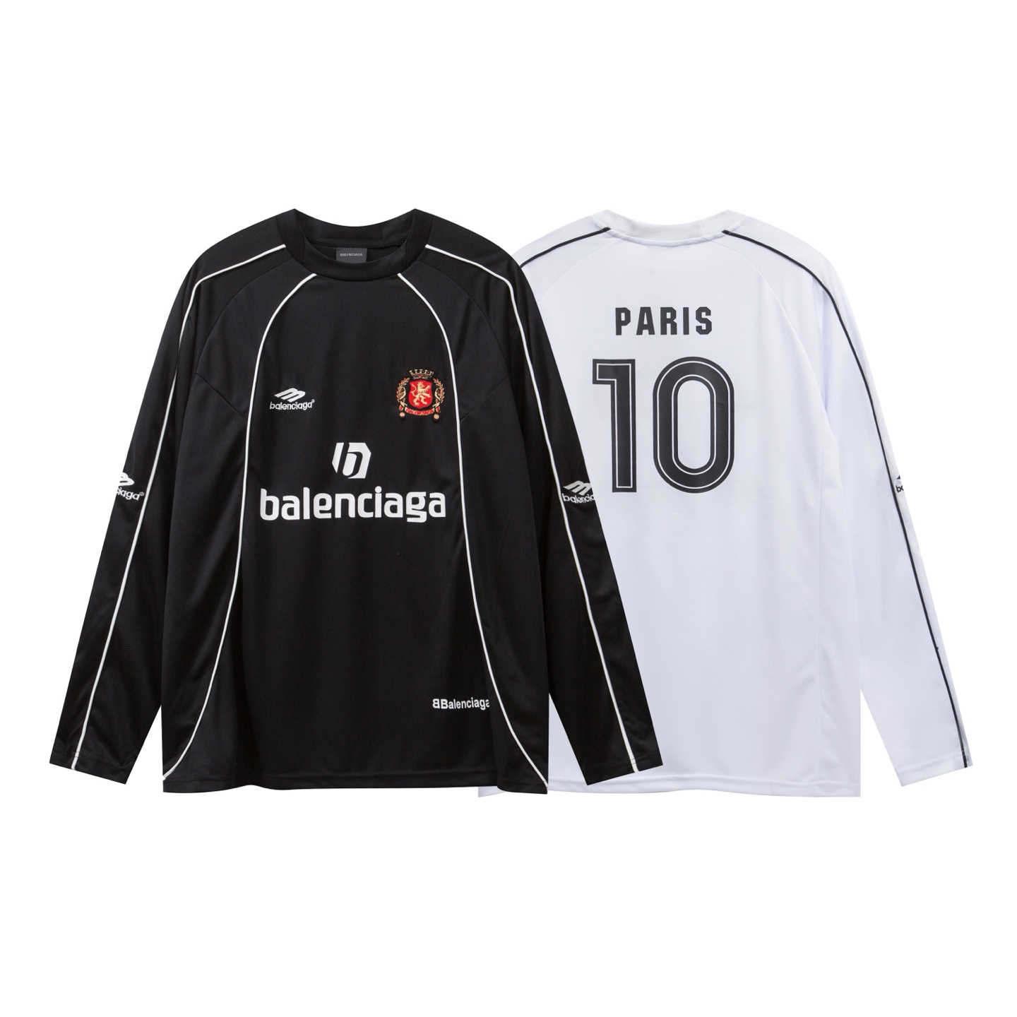 Balenciaga Custom Collaboration Manchester United No. 10 Jersey Long Sleeve