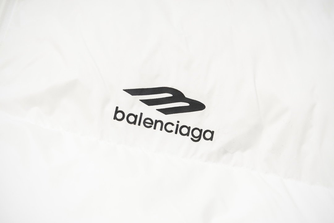 Balenciaga  FW Collection 3B Laser-Etched Logo Ski Down Jacket
