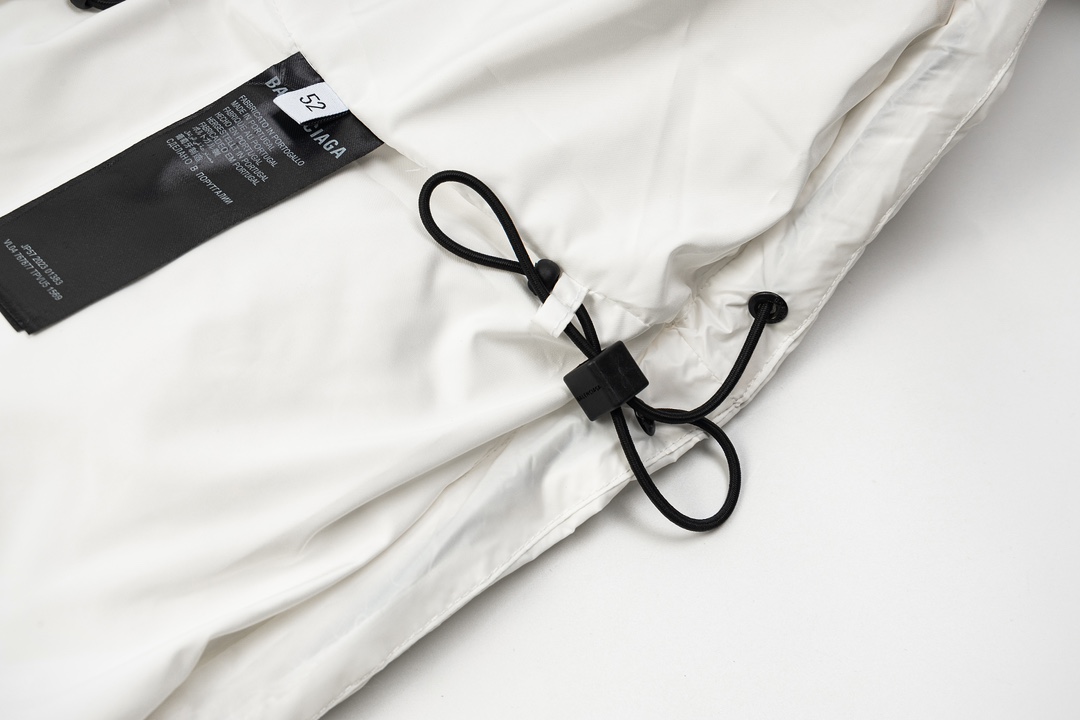 Balenciaga  FW Collection 3B Laser-Etched Logo Ski Down Jacket