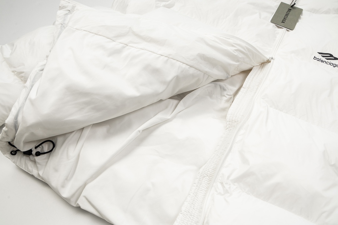 Balenciaga  FW Collection 3B Laser-Etched Logo Ski Down Jacket