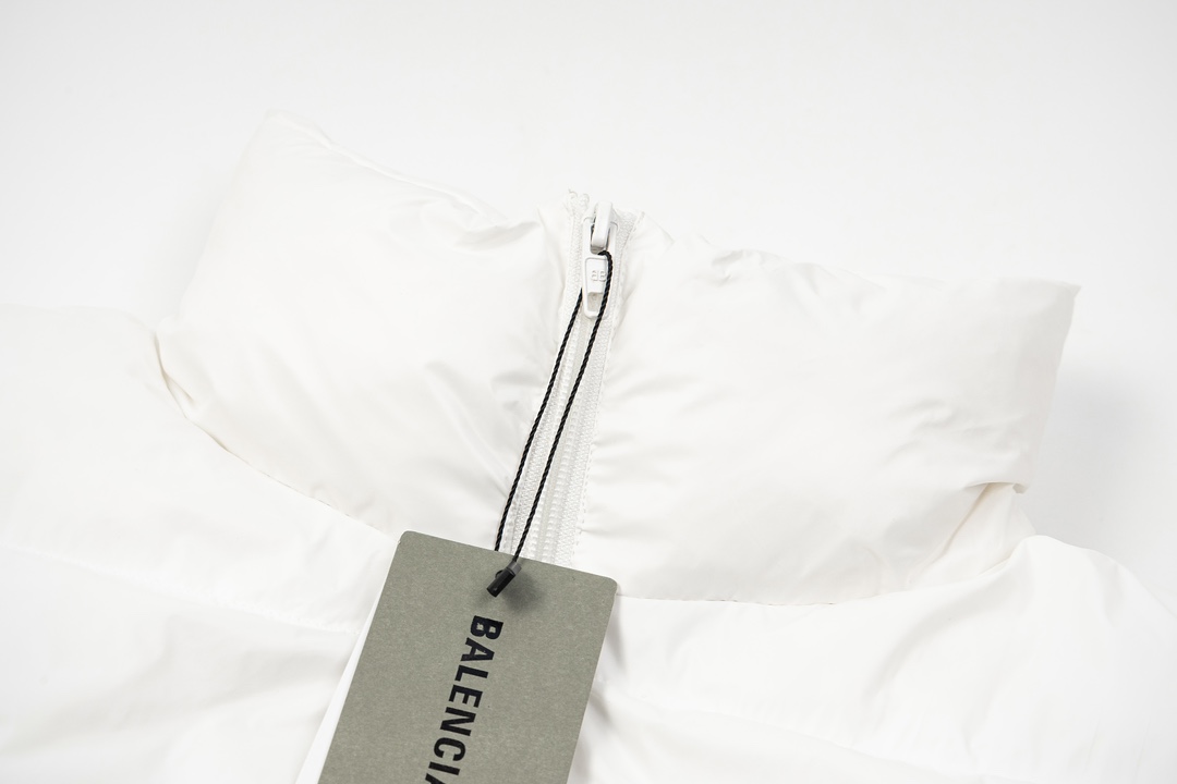 Balenciaga  FW Collection 3B Laser-Etched Logo Ski Down Jacket