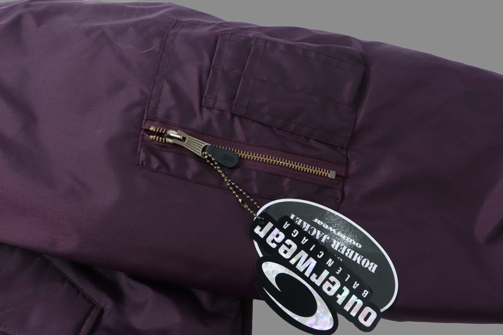 Balenciaga 2025 Spring Summer Manchester United Crest Flight Jacket with Zipper