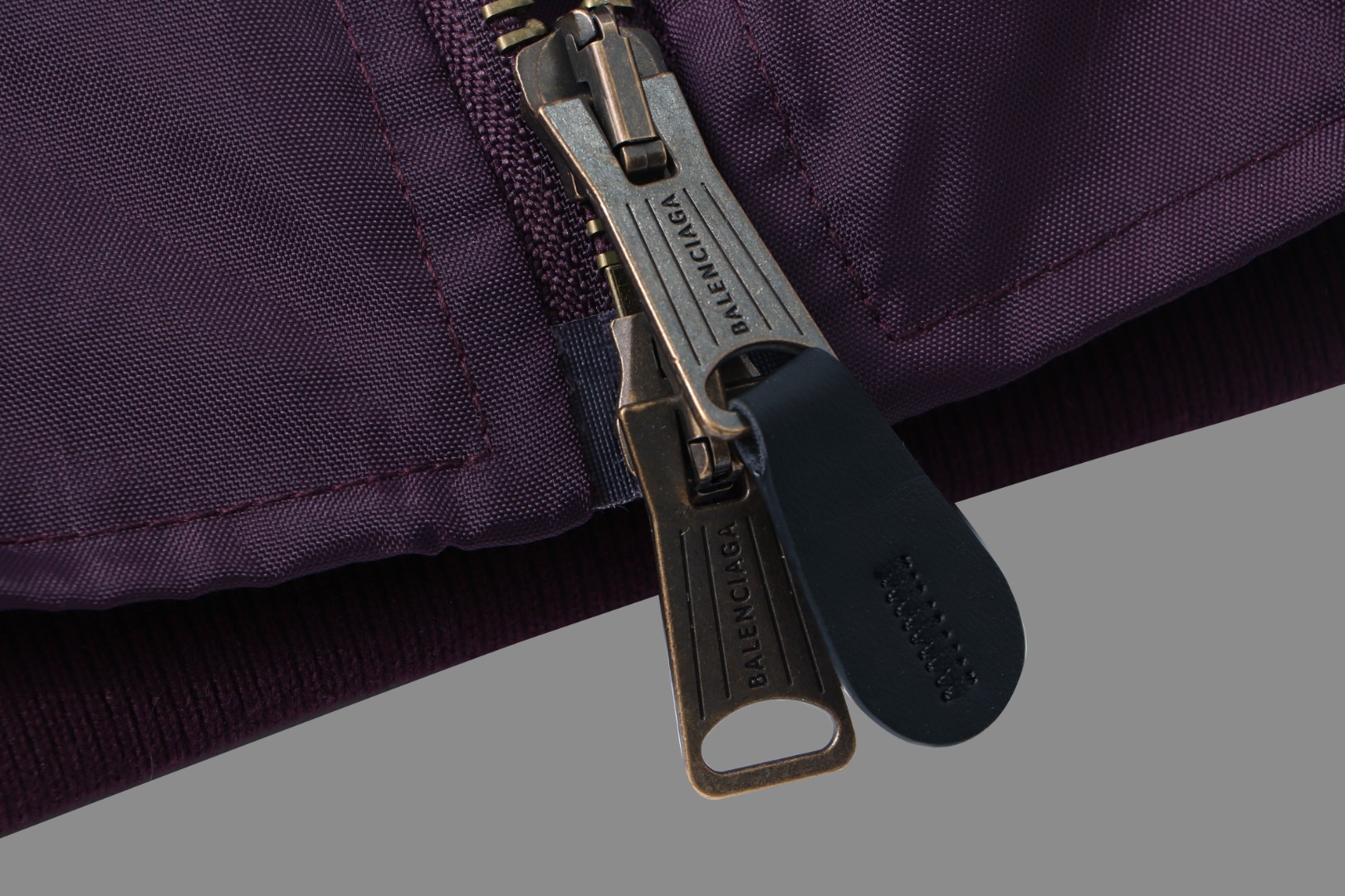 Balenciaga 2025 Spring Summer Manchester United Crest Flight Jacket with Zipper