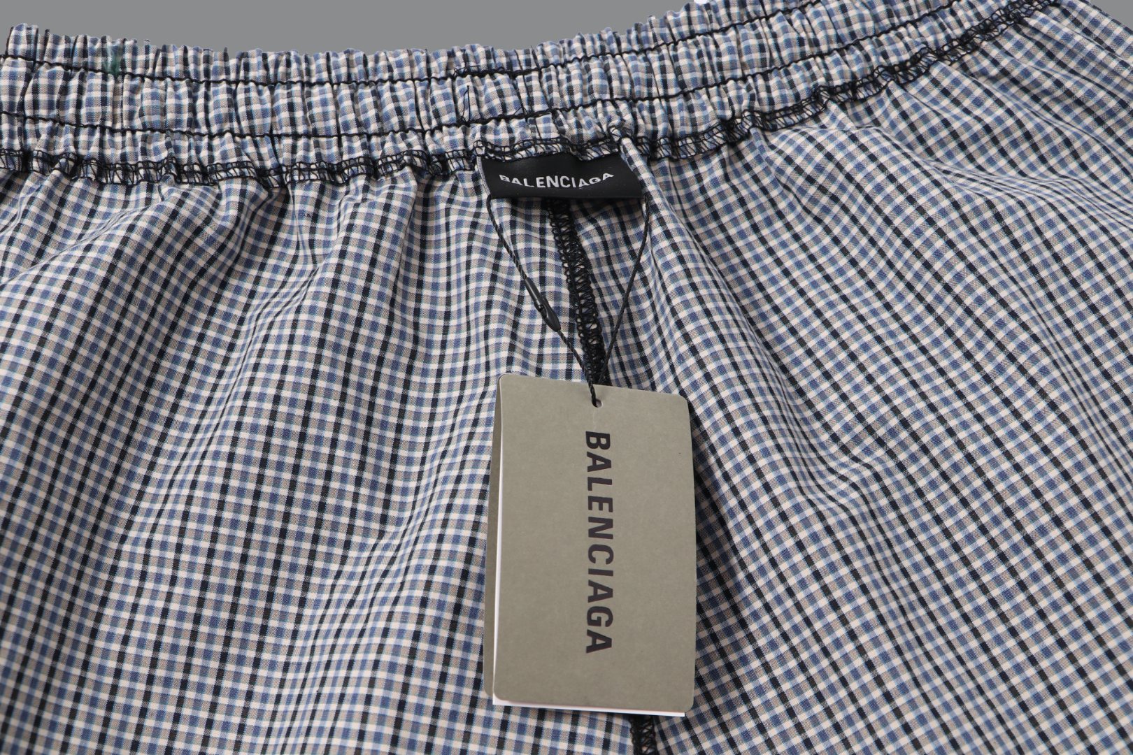 Balenciaga 2025 Spring/Summer Collection Checkered Wide-Leg Oversized Cargo Pants