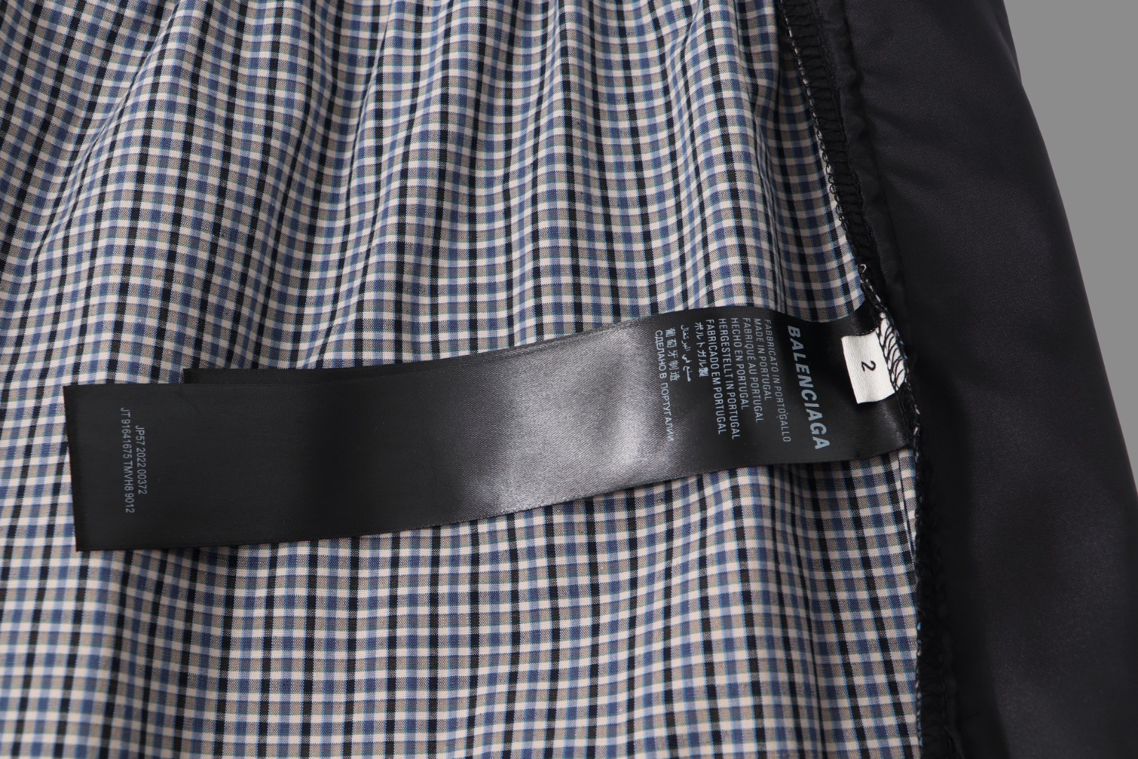 Balenciaga 2025 Spring/Summer Collection Checkered Wide-Leg Oversized Cargo Pants