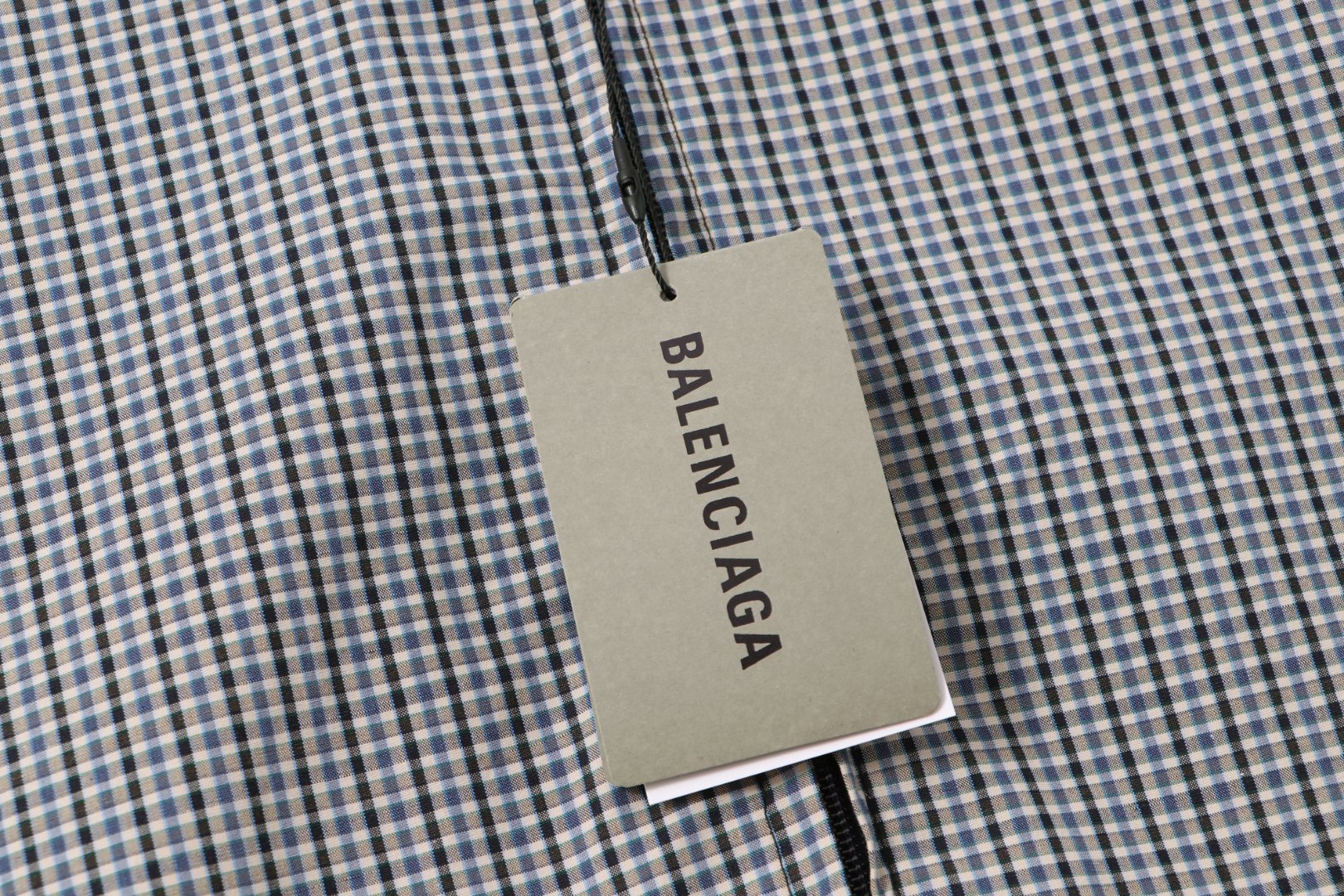 Balenciaga 2025 Spring/Summer Wheat-Patterned Double-Layer Checkered Jacket