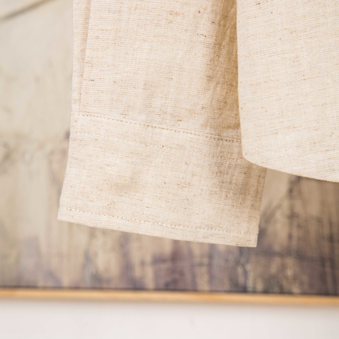 PRADA Tencel Linen-Cotton Blend Shirt