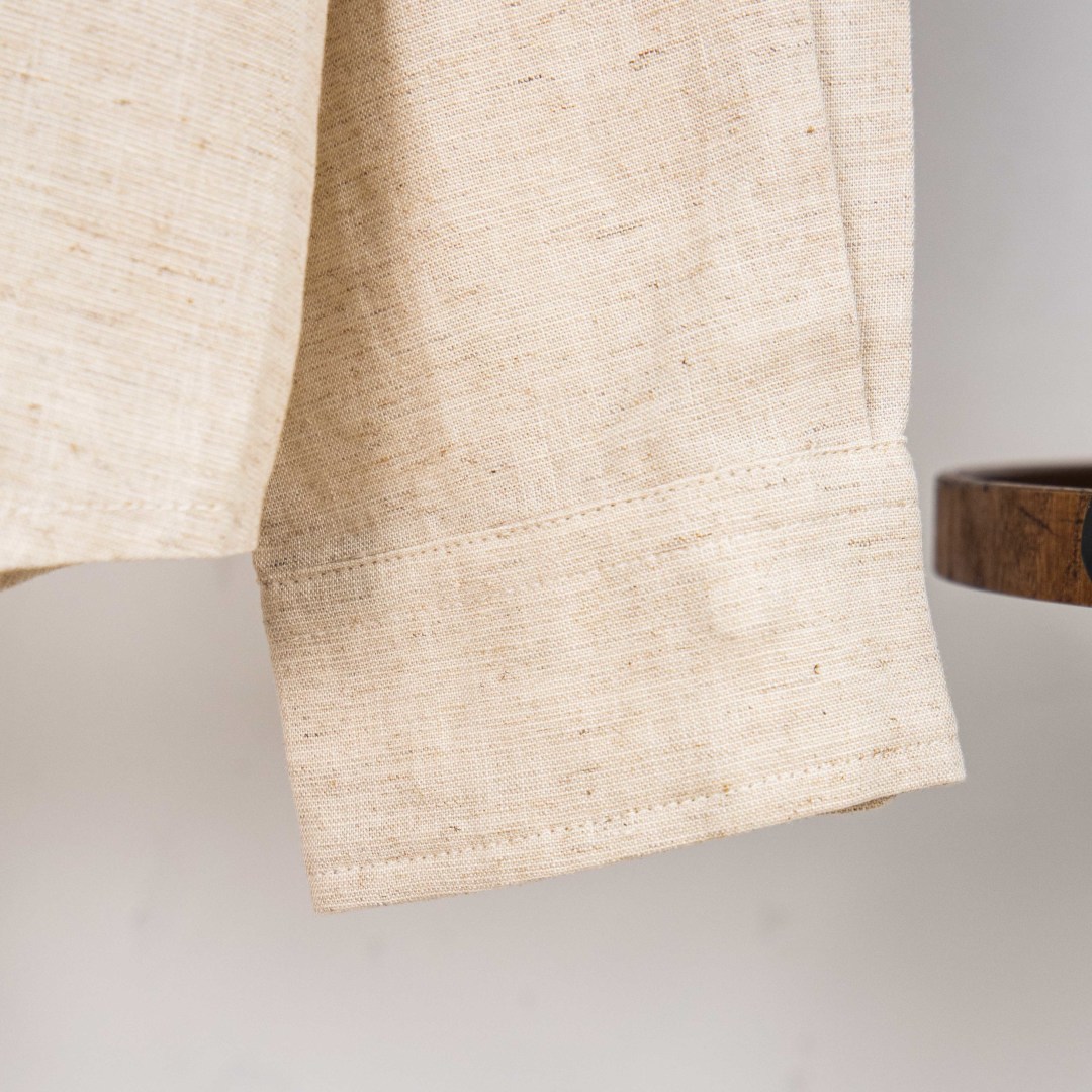 PRADA Tencel Linen-Cotton Blend Shirt