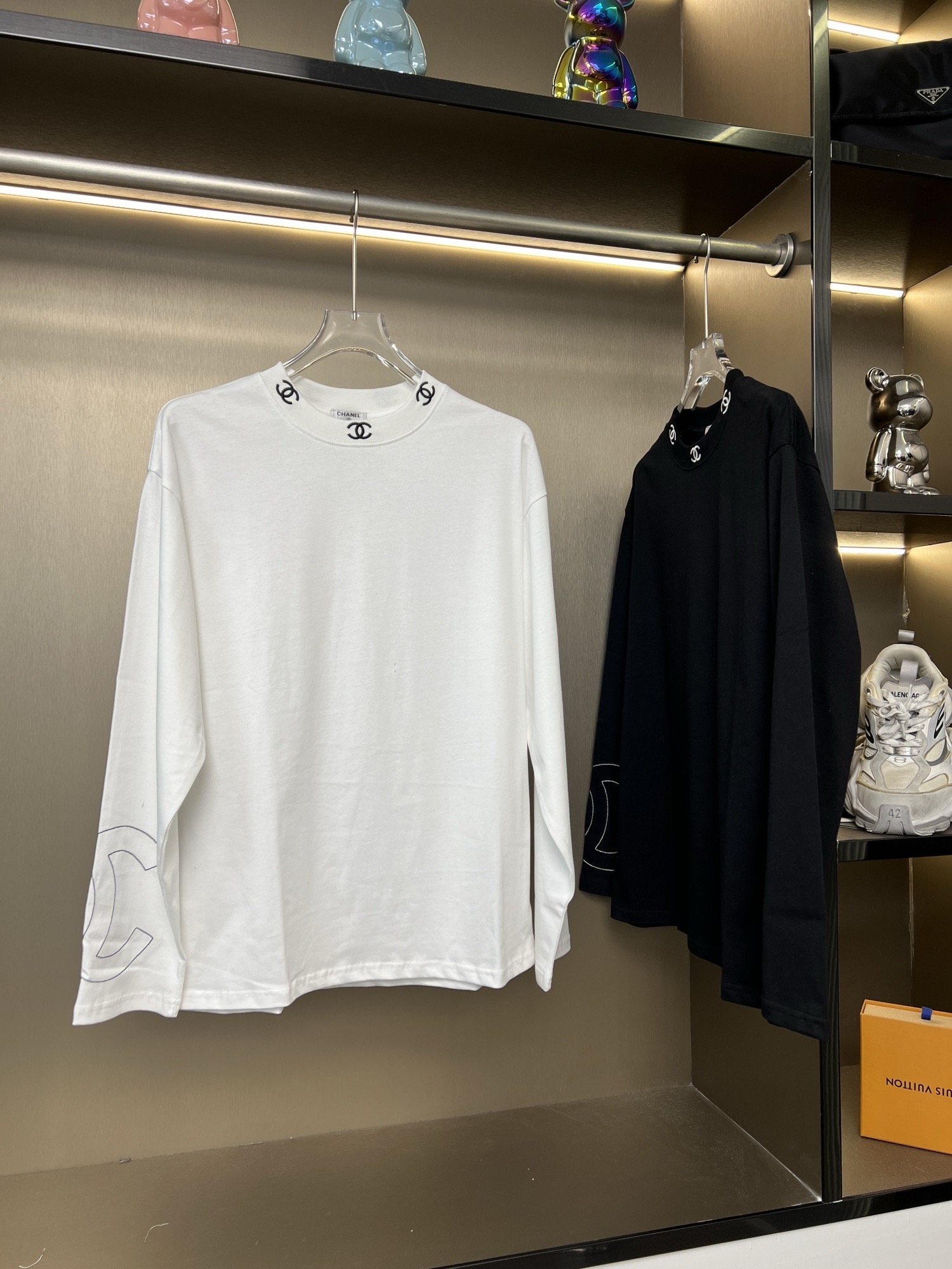 Chrome Hearts Fall/Winter Straight-Sleeve Oversized Embroidered Shirt