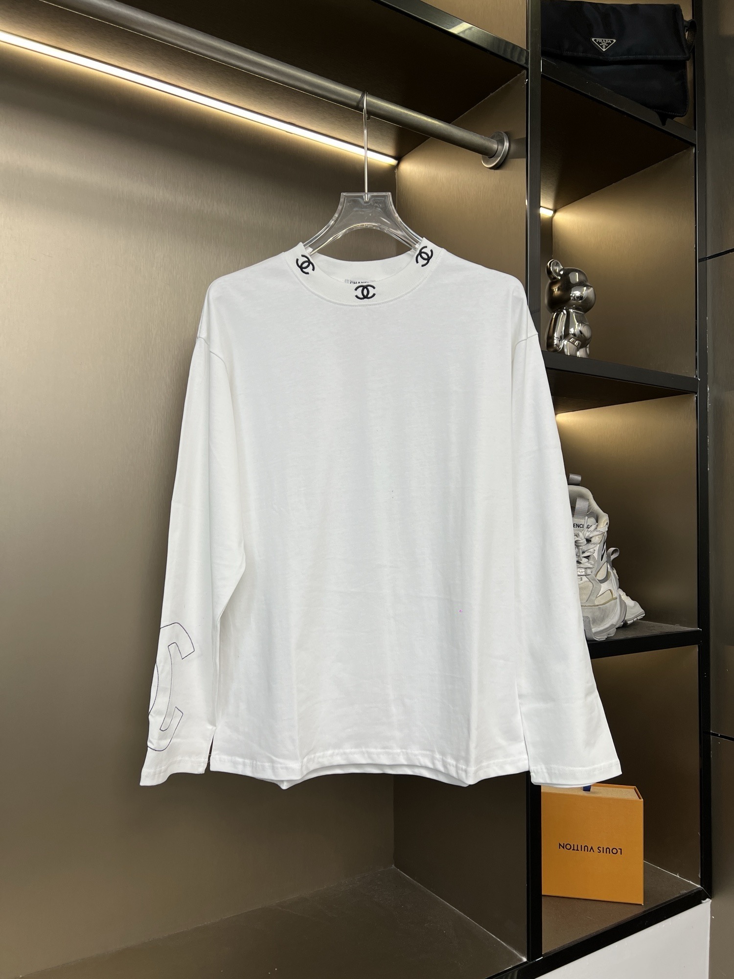 Chrome Hearts Fall/Winter Straight-Sleeve Oversized Embroidered Shirt