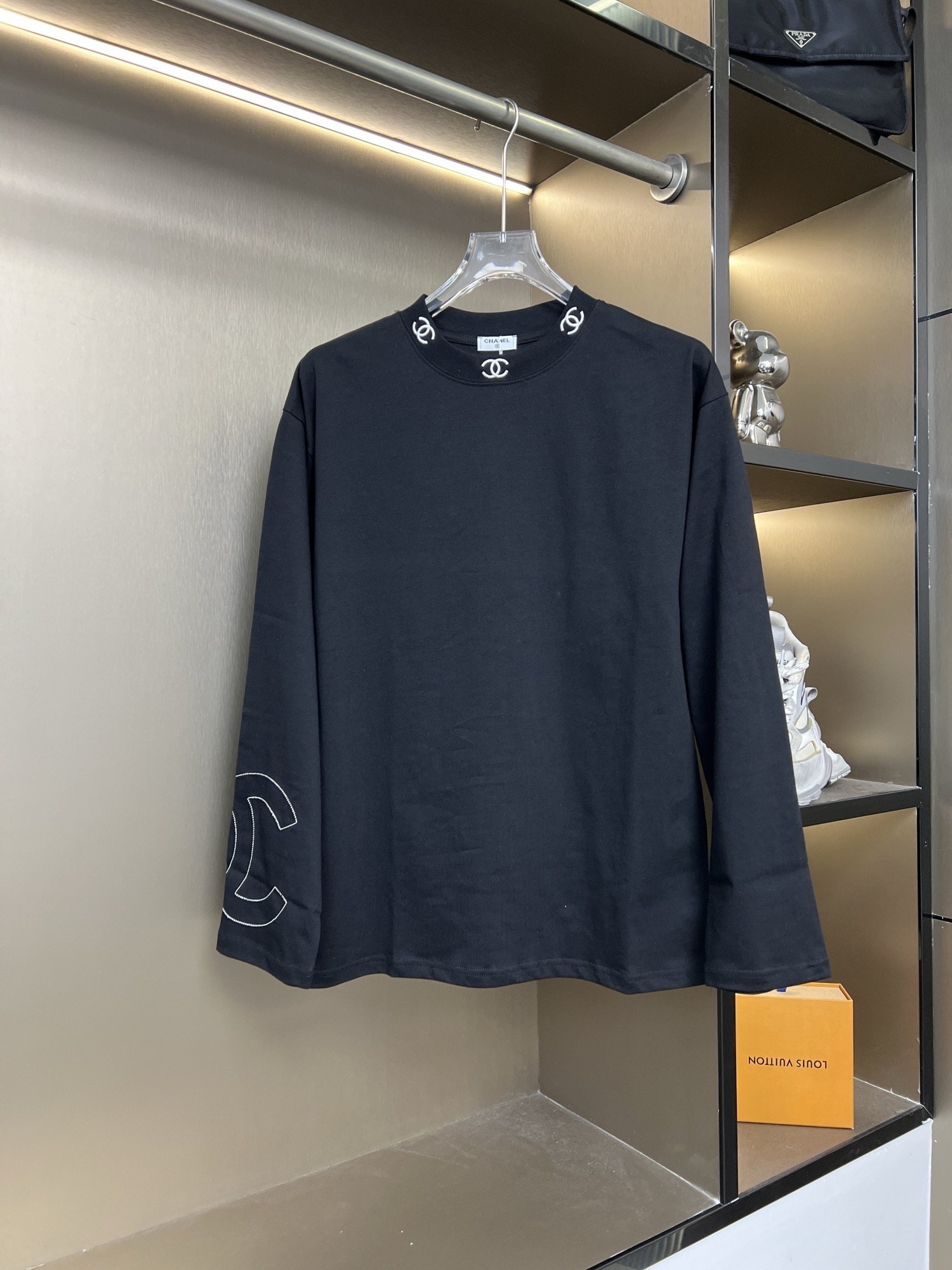 Chrome Hearts Fall/Winter Straight-Sleeve Oversized Embroidered Shirt