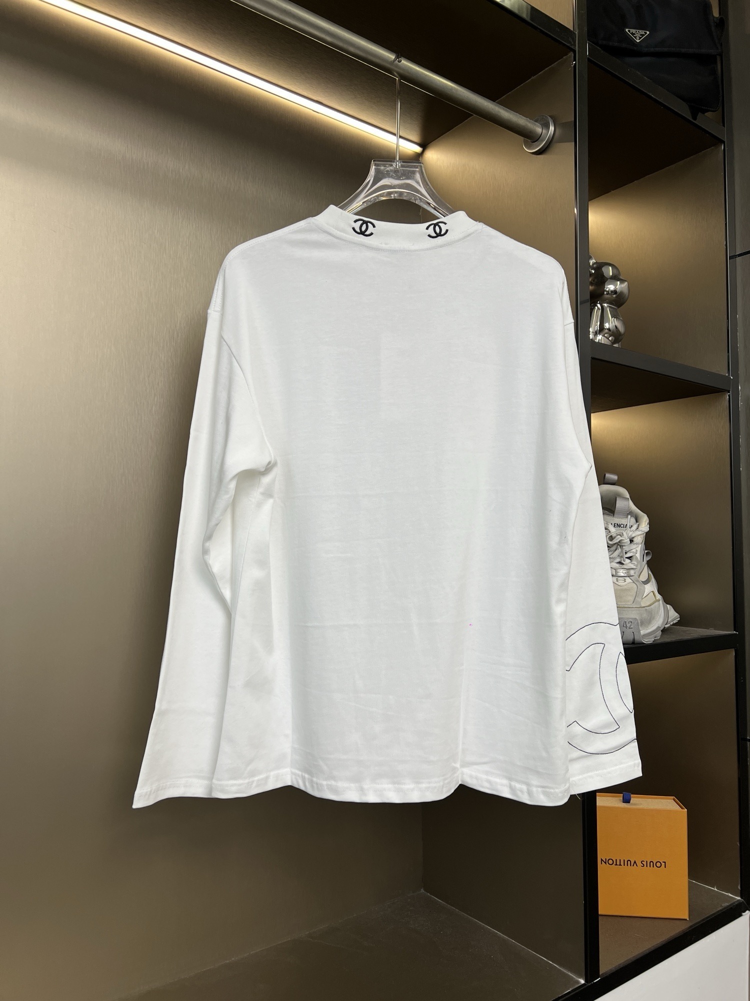 Chrome Hearts Fall/Winter Straight-Sleeve Oversized Embroidered Shirt