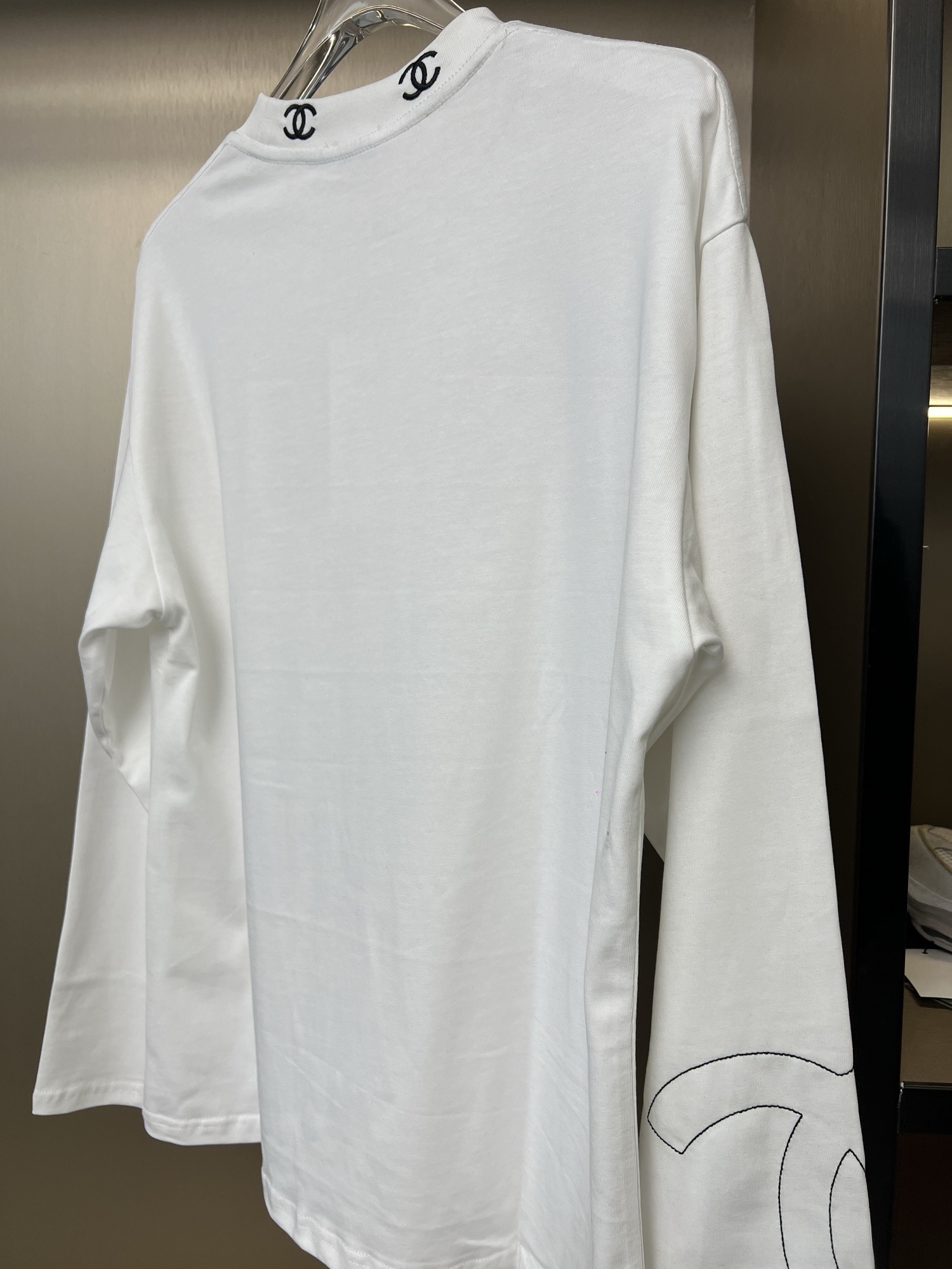 Chrome Hearts Fall/Winter Straight-Sleeve Oversized Embroidered Shirt