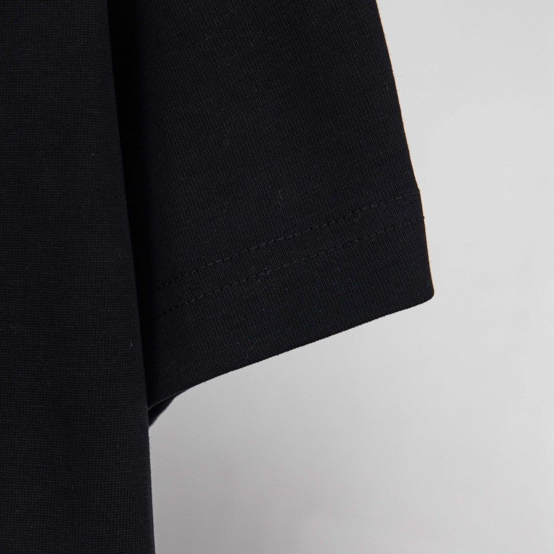 Fendi 2025 Spring/Summer New  Letter Logo Oversized Slim-Fit Casual Crew Neck Short-Sleeve T-Shirt