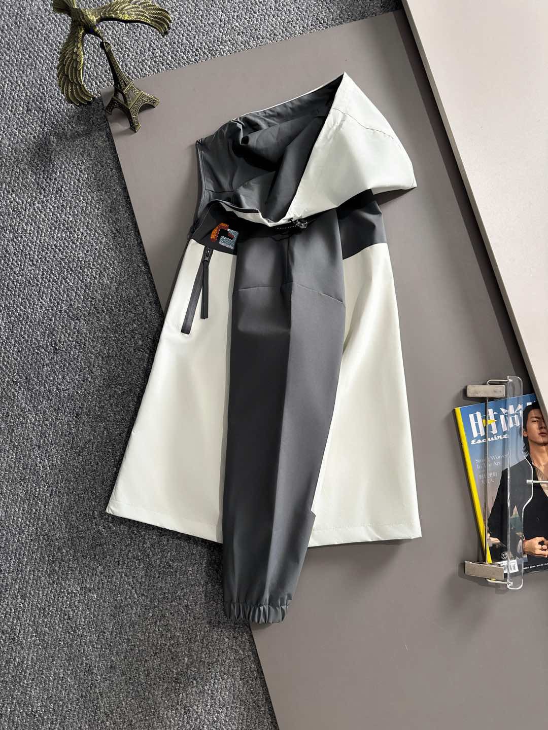 Fendi 2025 Fall New Arrival Zipper Trench Coat Jacket