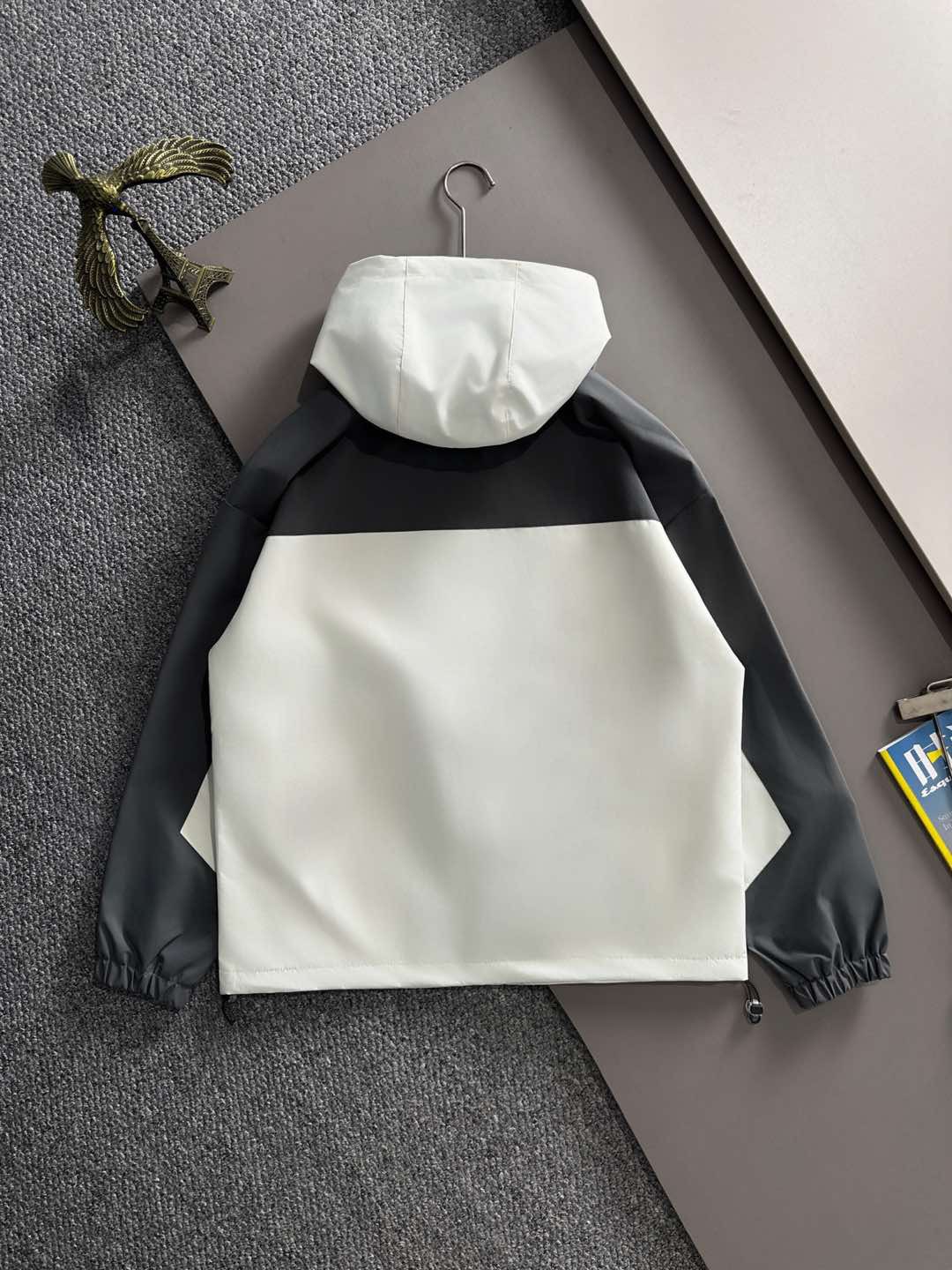 Fendi 2025 Fall New Arrival Zipper Trench Coat Jacket