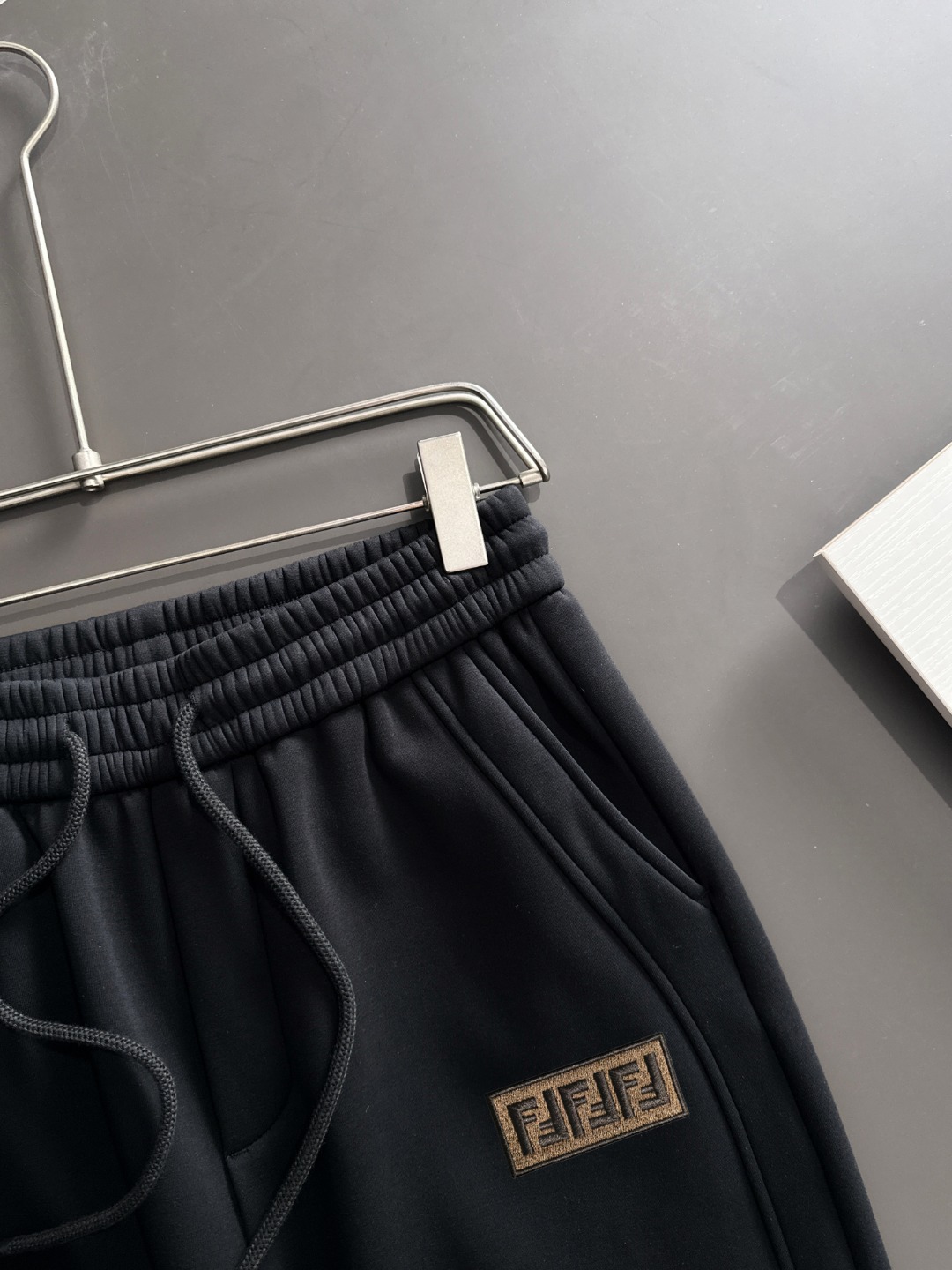 Fendi 2025 Winter New Arrival Elastic Waist Casual Pants