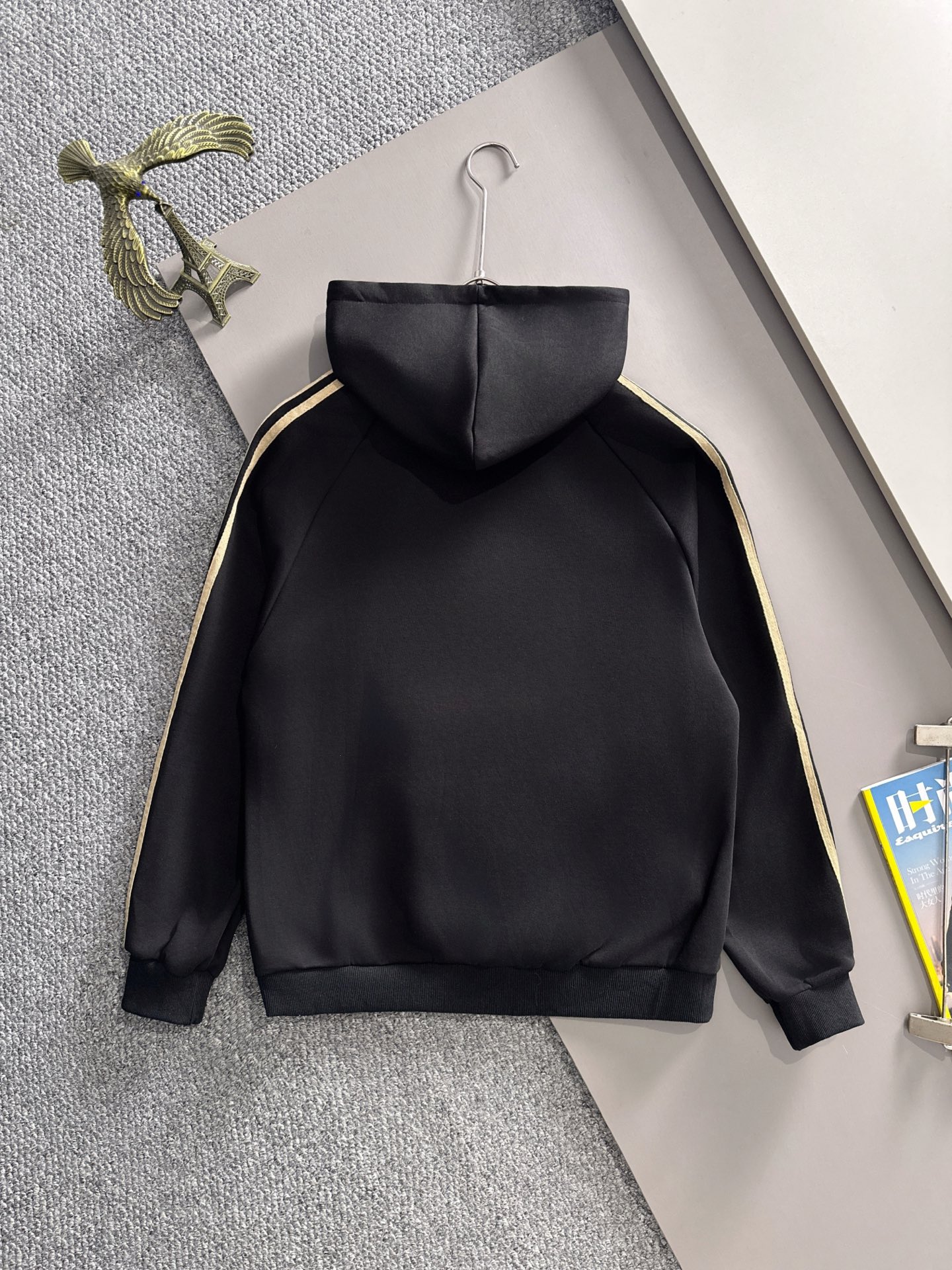 Fendi 2025 Long-Sleeve Hooded Sweatshirt 