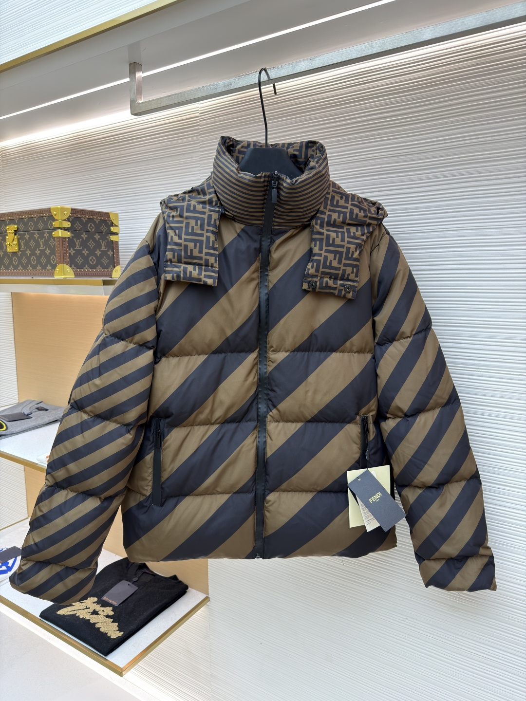 Fendi Reversible Hooded Down Jacket