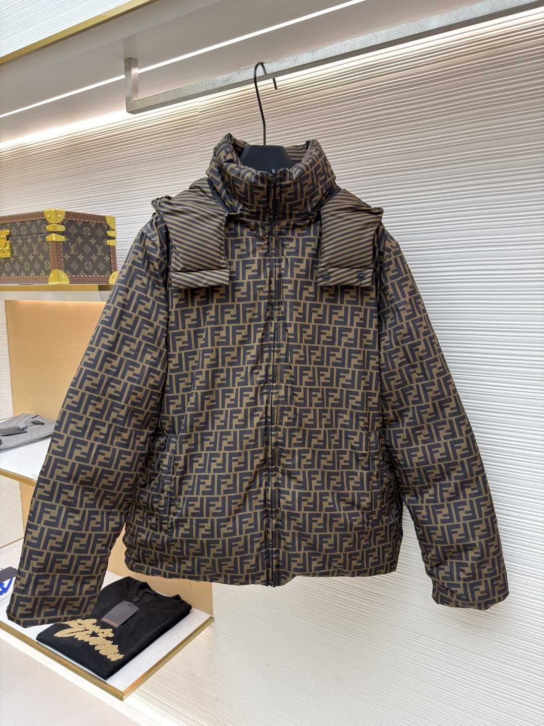 Fendi Reversible Hooded Down Jacket