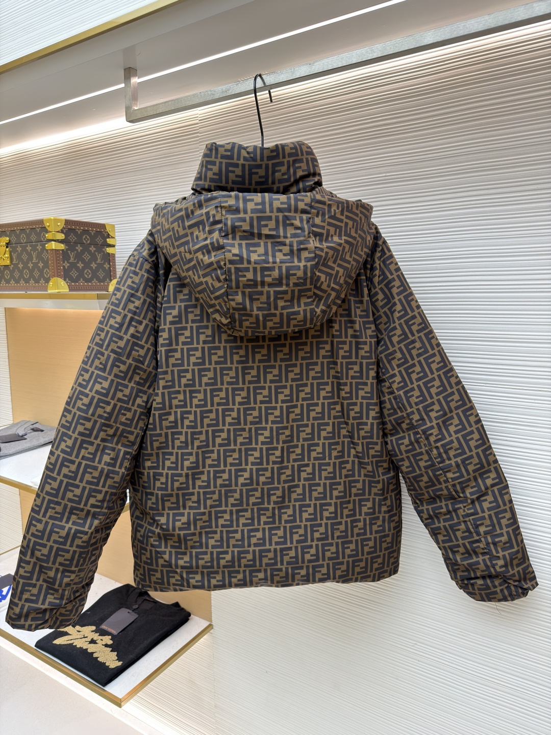Fendi Reversible Hooded Down Jacket