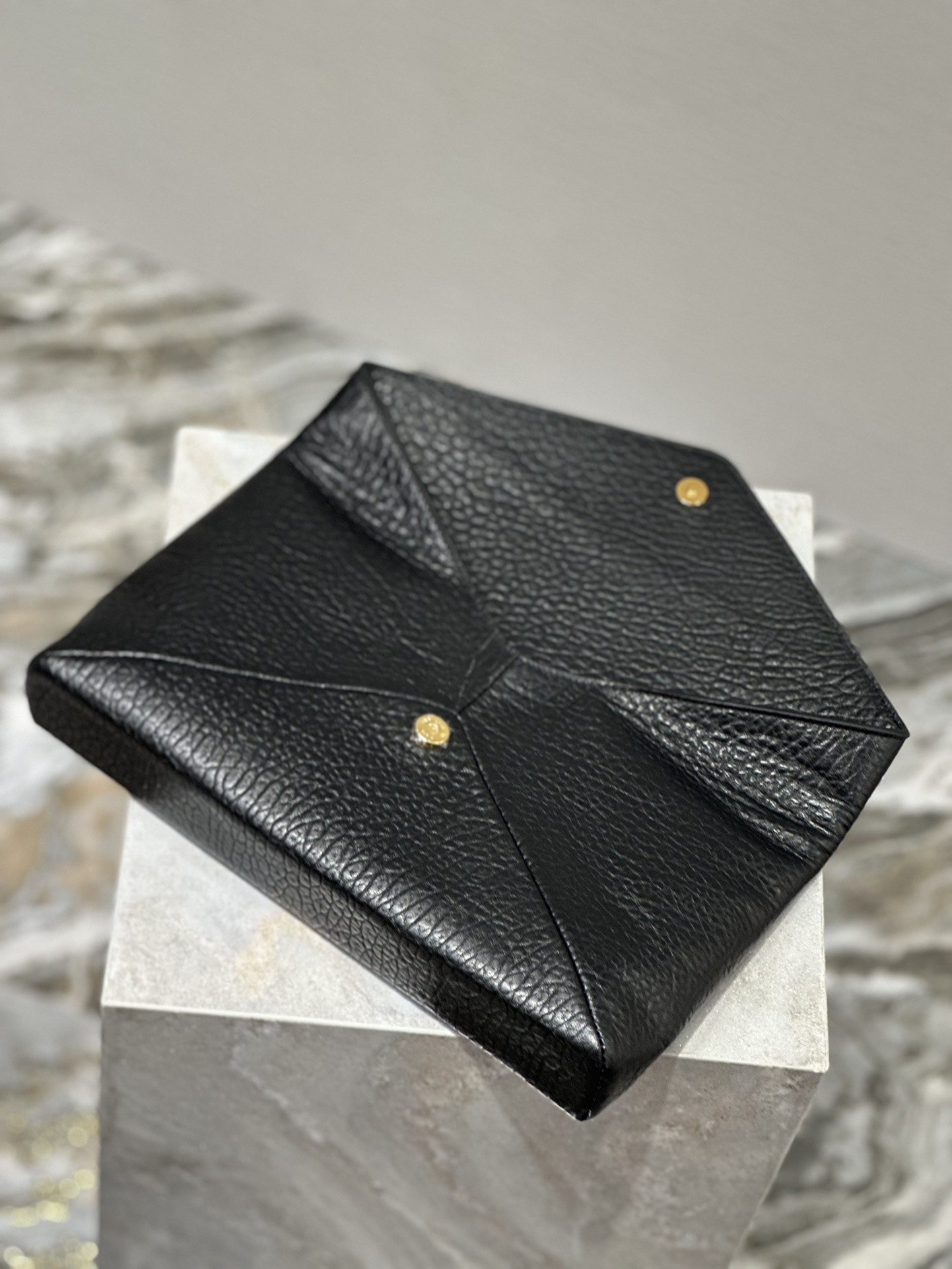 YSL【Black】 LE Envelope Clutch_ Style No.: 769307 Dimensions: 29.5×18×4.5cm