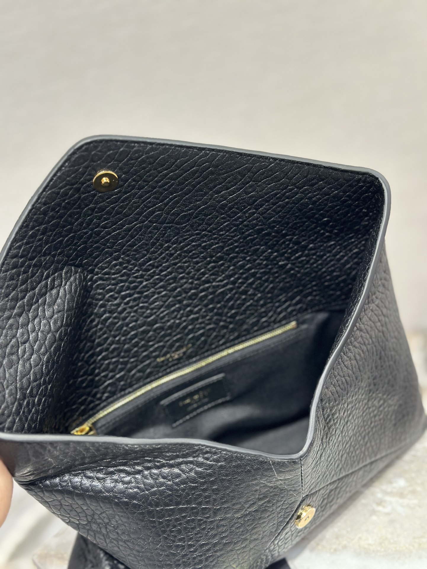 YSL【Black】 LE Envelope Clutch_ Style No.: 769307 Dimensions: 29.5×18×4.5cm