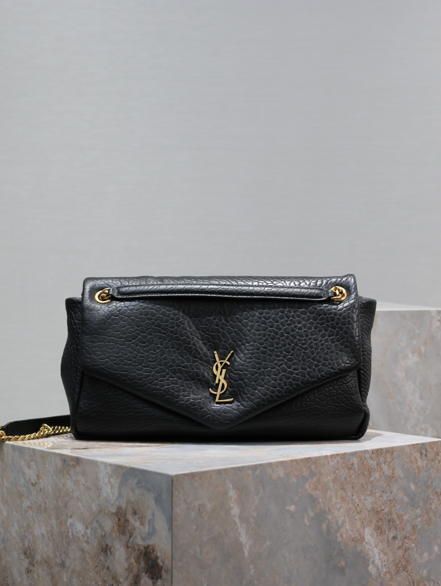 YSL CALYPSO Elephant Print Lambskin Chain Bag Dimensions: 28×22×12cm Model: 777399