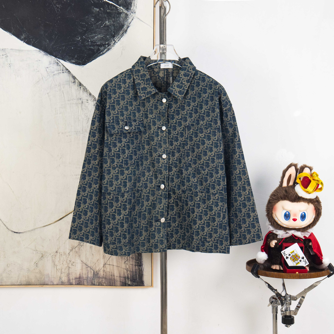 Dior Classic Vintage Washed Denim Jacket