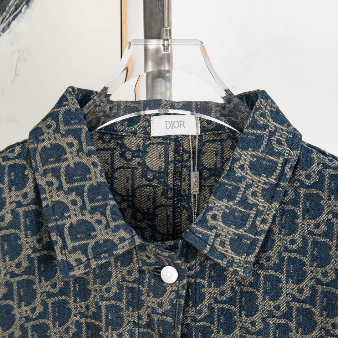 Dior Classic Vintage Washed Denim Jacket