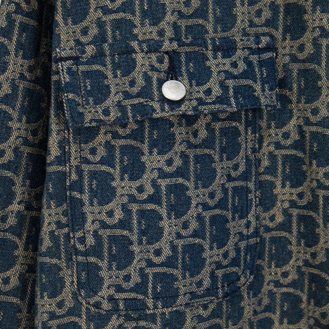 Dior Classic Vintage Washed Denim Jacket