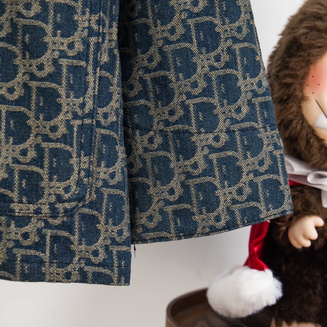 Dior Classic Vintage Washed Denim Jacket