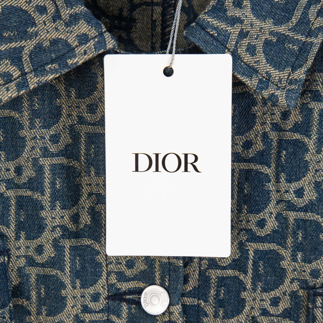 Dior Classic Vintage Washed Denim Jacket