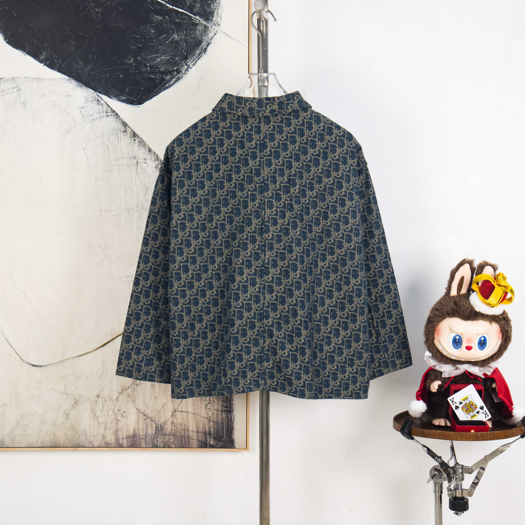 Dior Classic Vintage Washed Denim Jacket