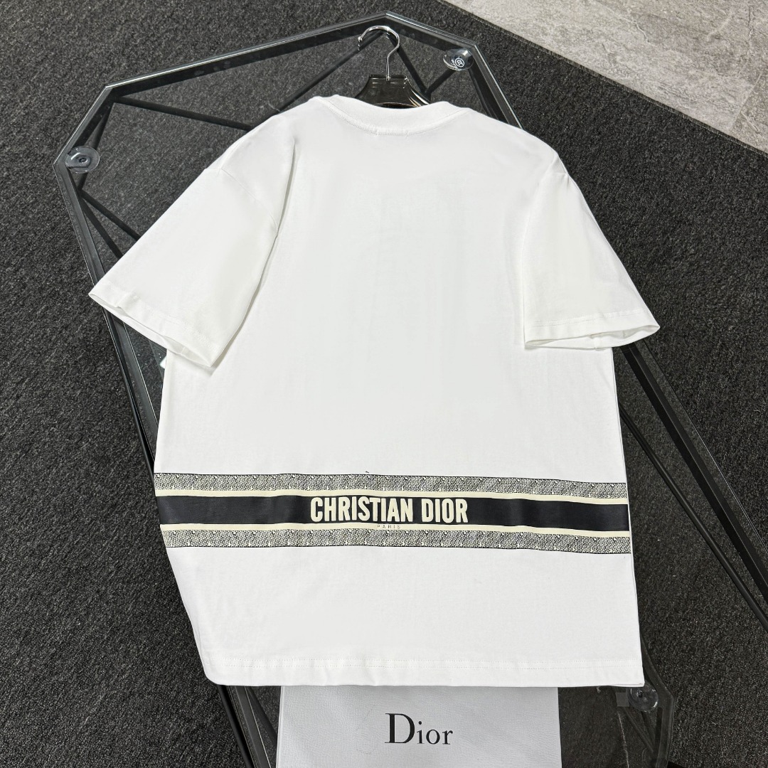 Dior 2025 Collection 100% Cotton Short-Sleeve Shirt