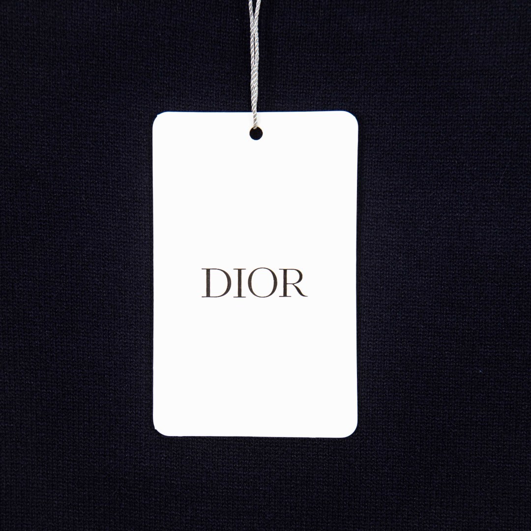 Dior Vintage Floral Ribbon Knit Sweater