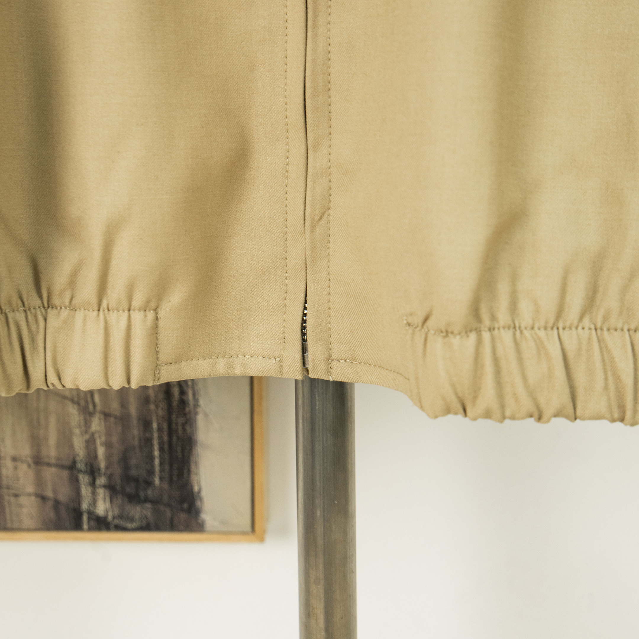 CELINE Embroidered Arc de Triomphe Zipper Lapel Jacket