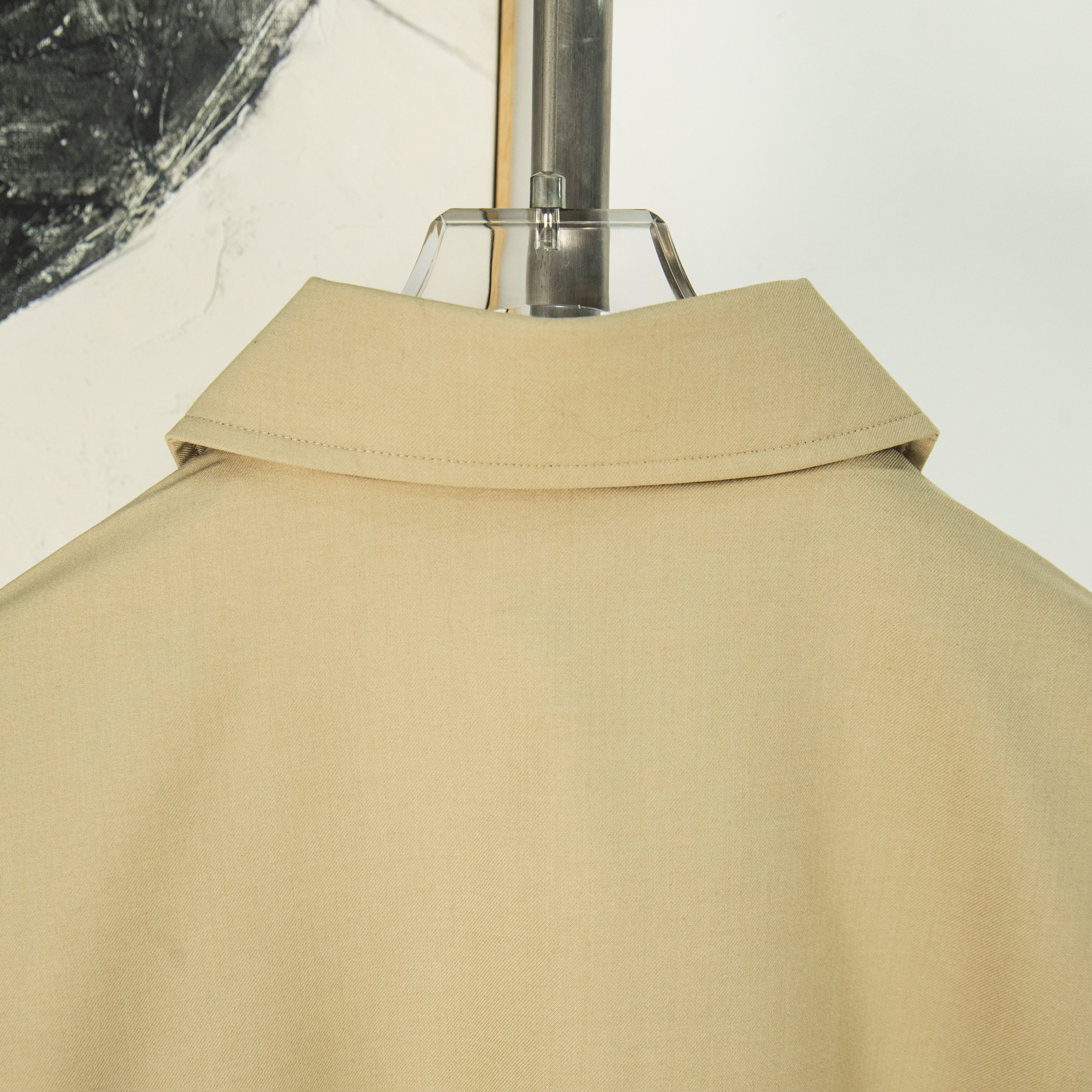 CELINE Embroidered Arc de Triomphe Zipper Lapel Jacket