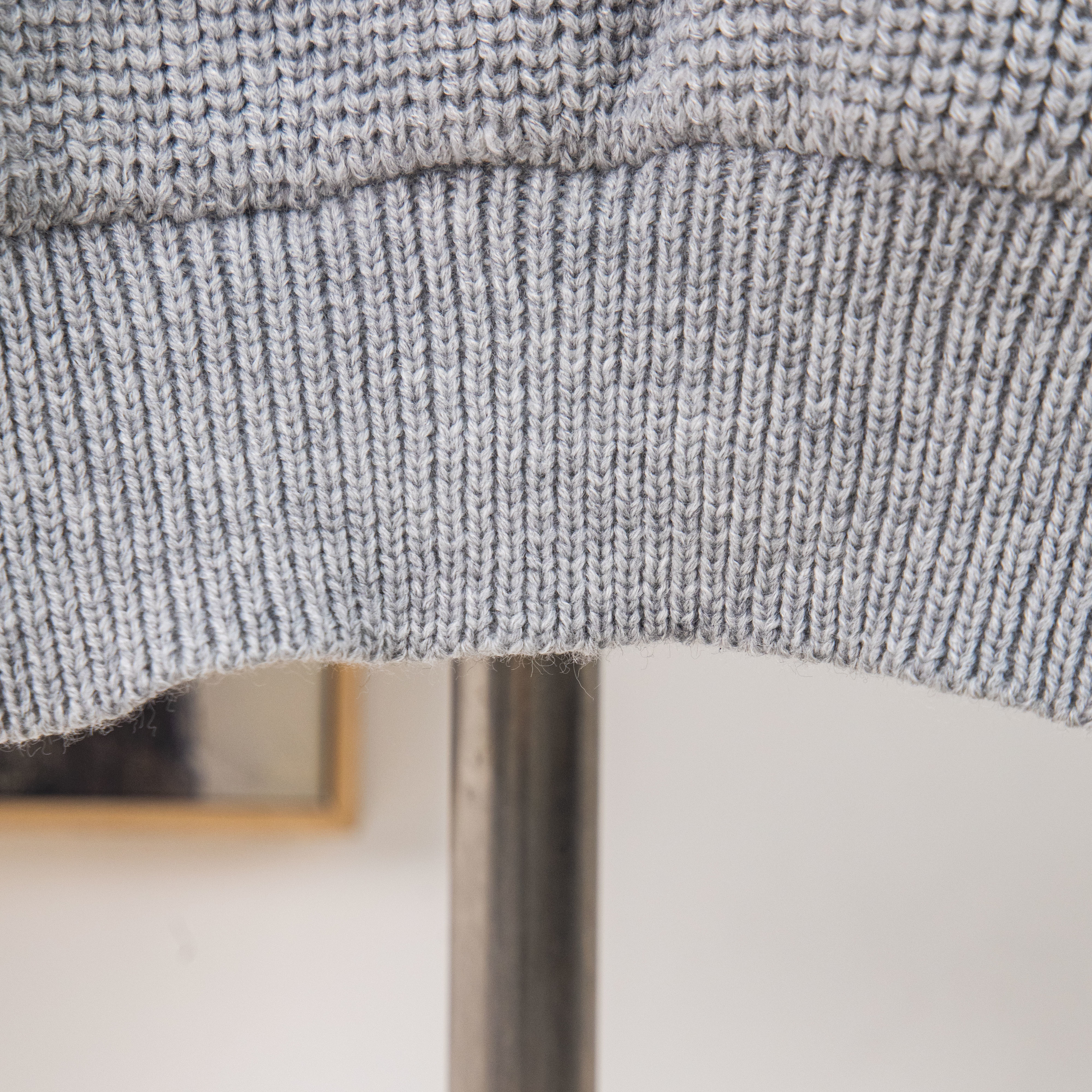 CELINE Embroidered Logo Knit Hoodie