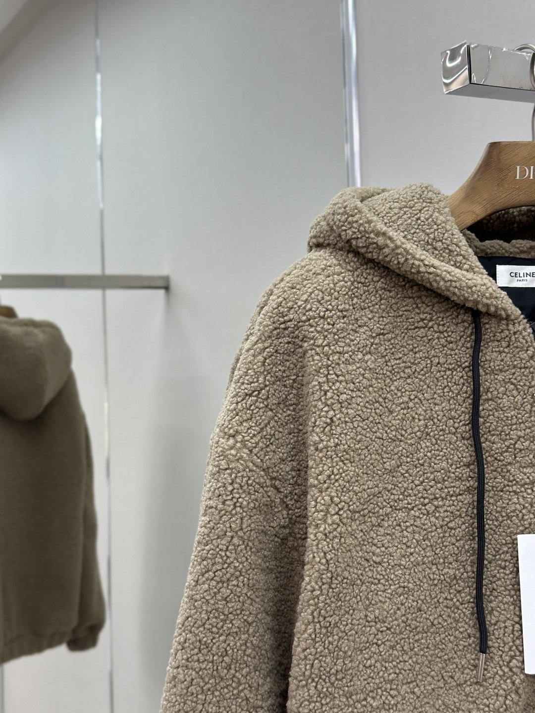 CELINE Patchwork Suede Cotton Jacket