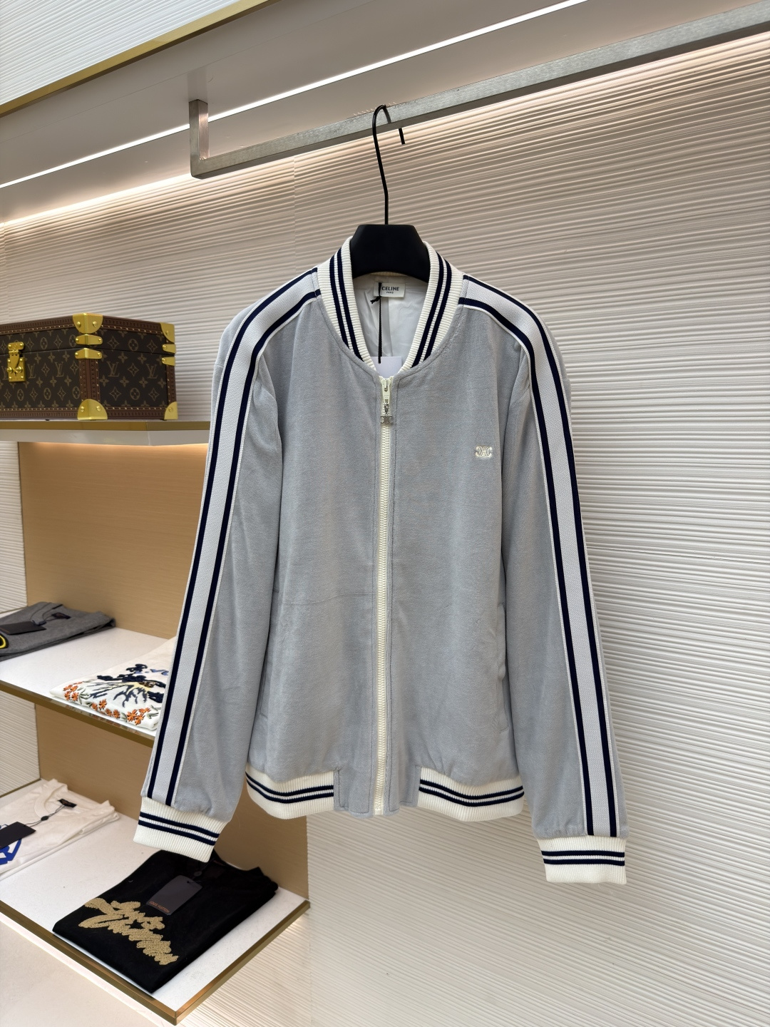 Celine Triumphal Arch Embroidered Jacket