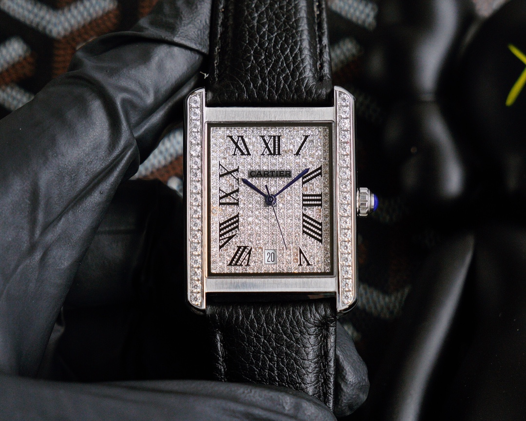 Cartier Tank Louis Cartier - Large Model, Mechanical - Steel Case
