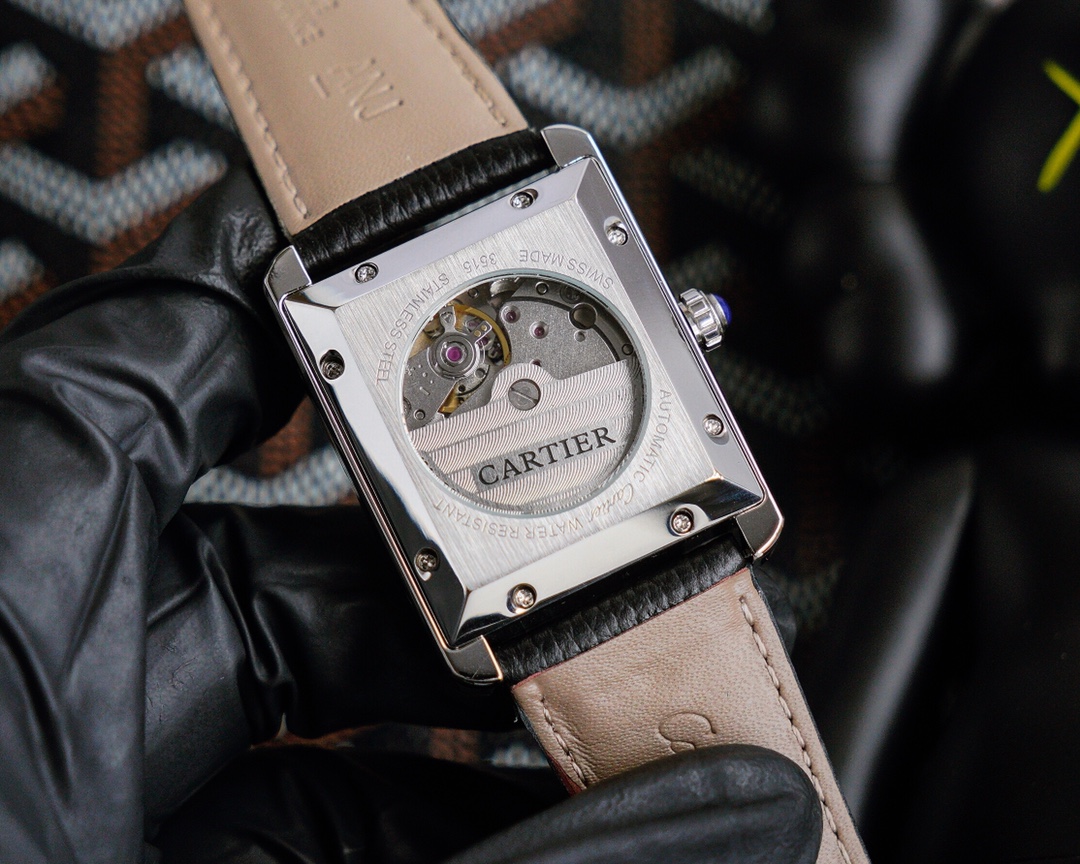 Cartier Tank Louis Cartier - Large Model, Mechanical - Steel Case