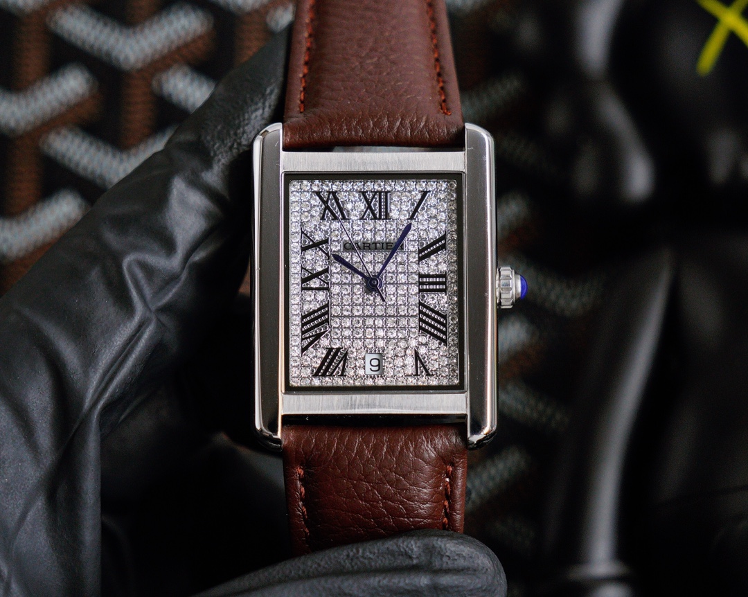Cartier Tank Louis Cartier - Large Model, Mechanical - Steel Case