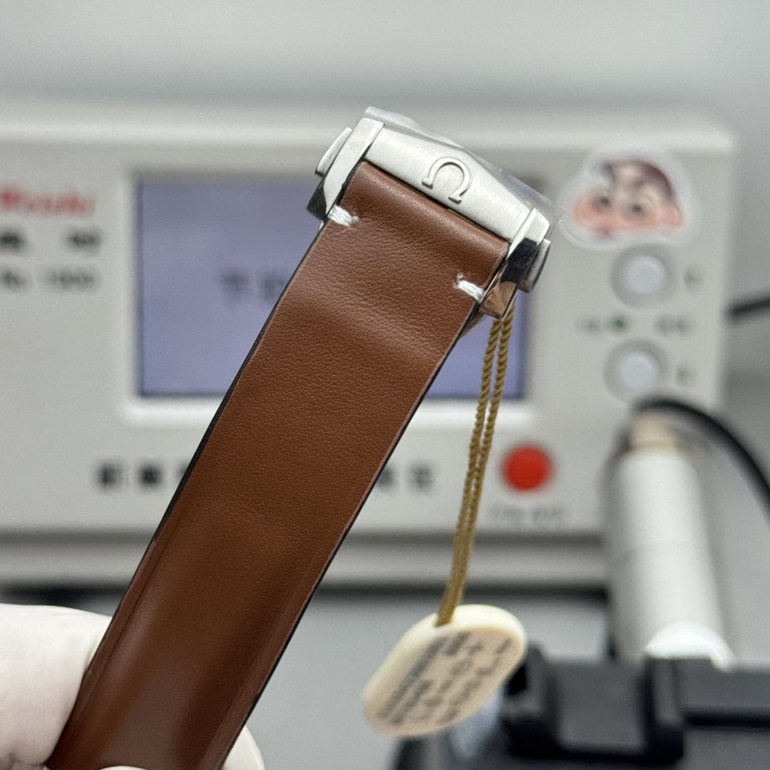 OMEGA The new Omega Seamaster "Railmaster" watch features a small seconds hand.