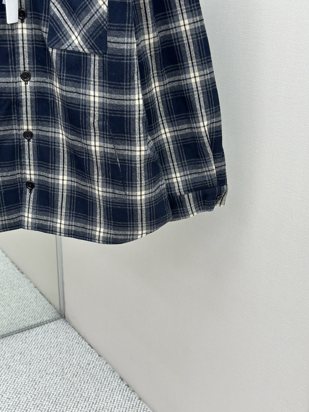 CELINE  Fall/Winter 2025 Checked Cashmere Hooded Jacket