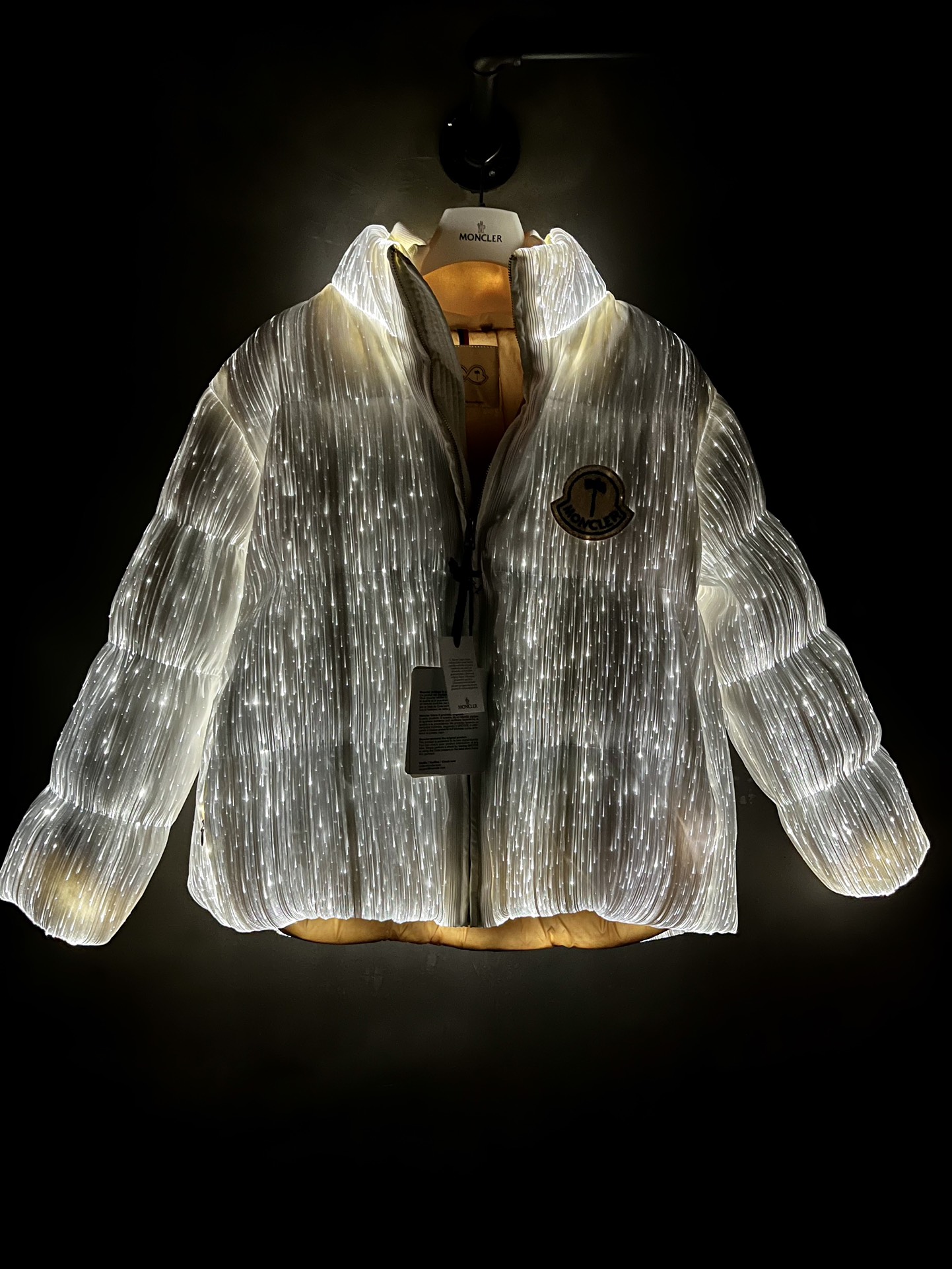  Moncler x Palm Angels "Light-Up" Down Jacket