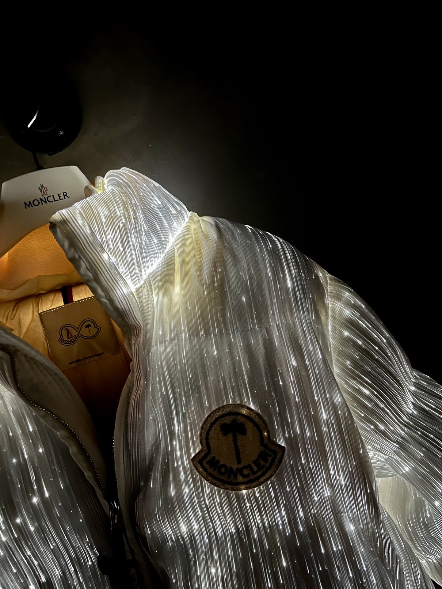  Moncler x Palm Angels "Light-Up" Down Jacket